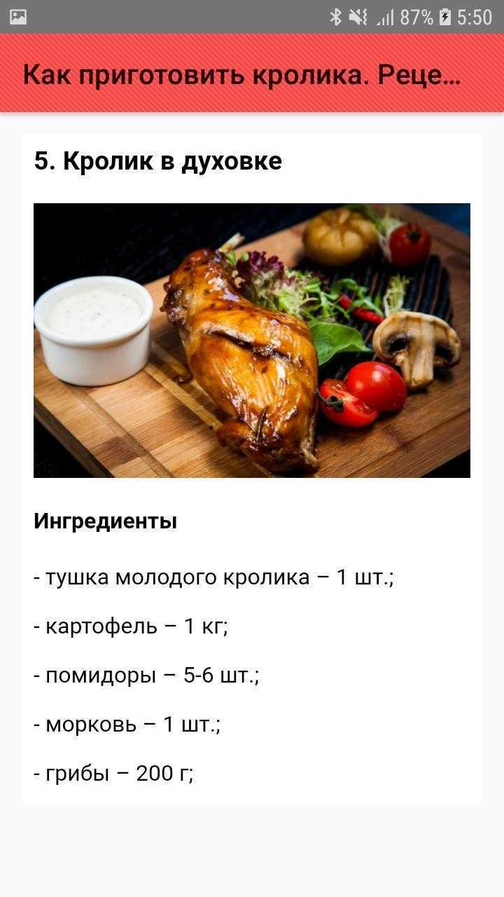 Блюда из кролика - 20 быстрых и вкусных рецептов