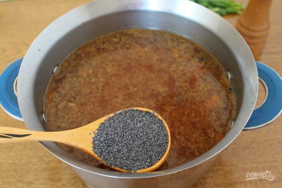 Маковый суп как приготовить