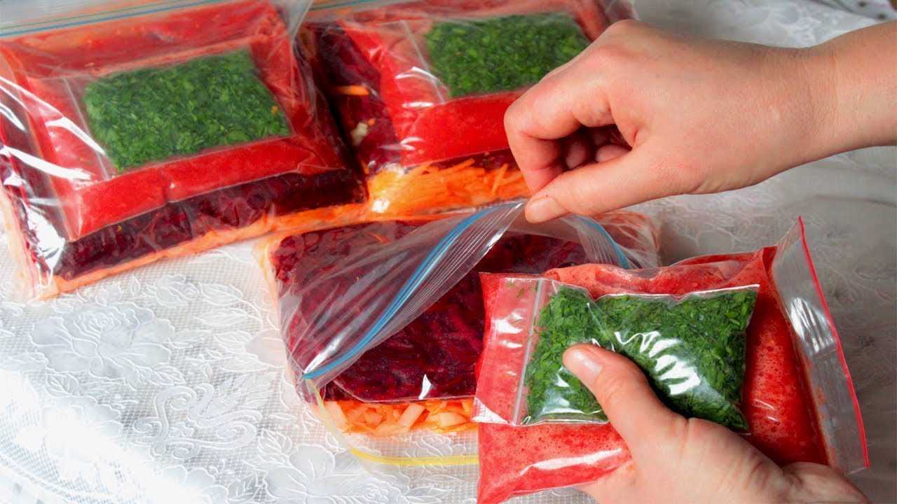 Борщевая заправка на зиму в мультиварке