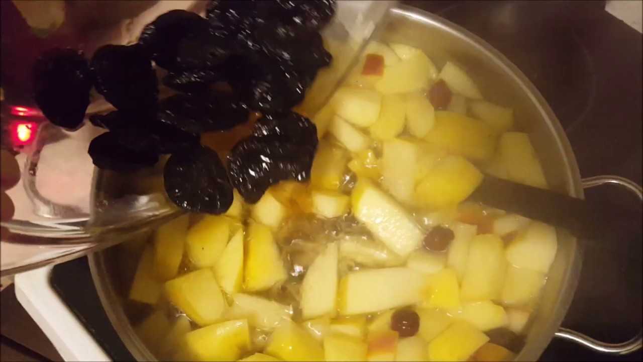 Компот в мультиварке из сухофруктов