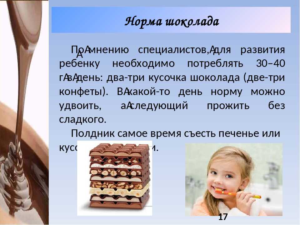 Какой шоколад полезен детям