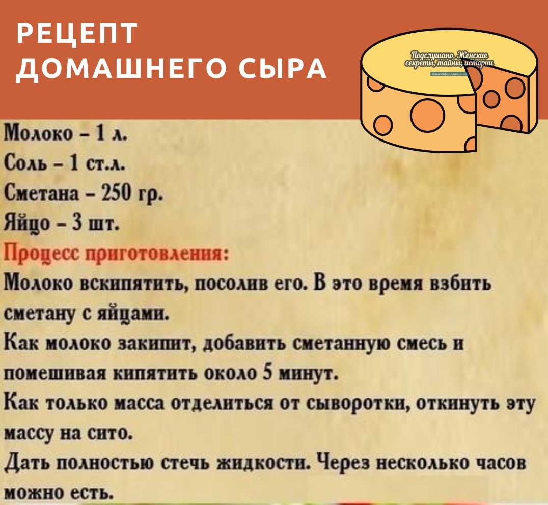 Сыр в домашних условиях — 10 простых и вкусных рецептов