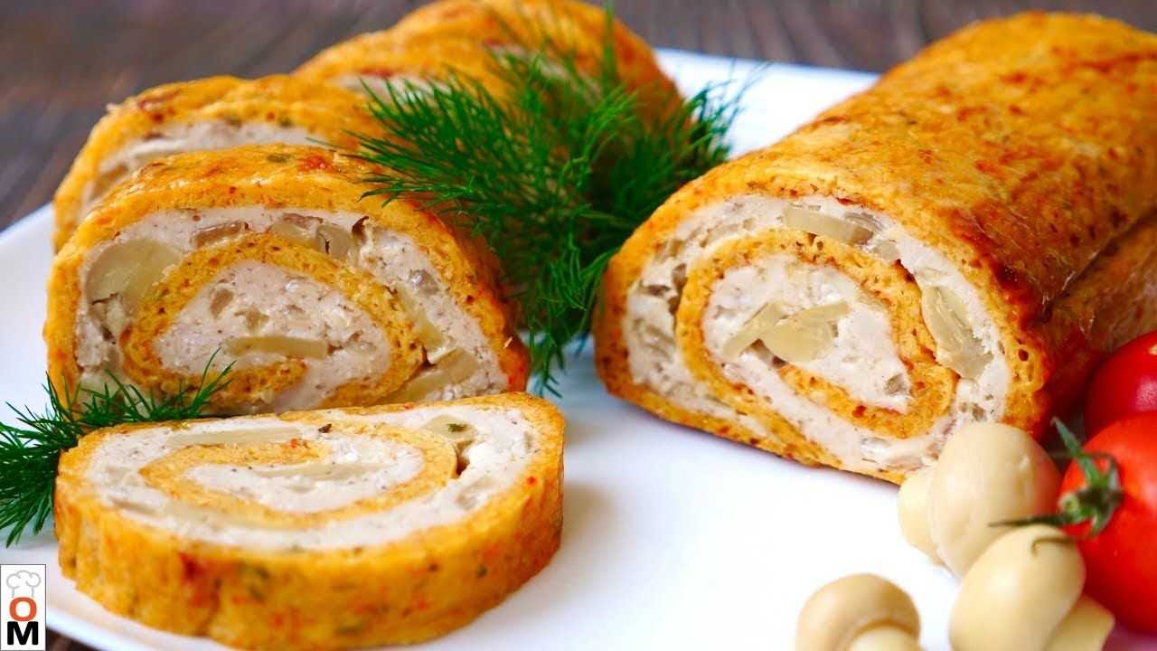 Куриный рулет с сыром – фото рецепт и 7 вкусных вариаций