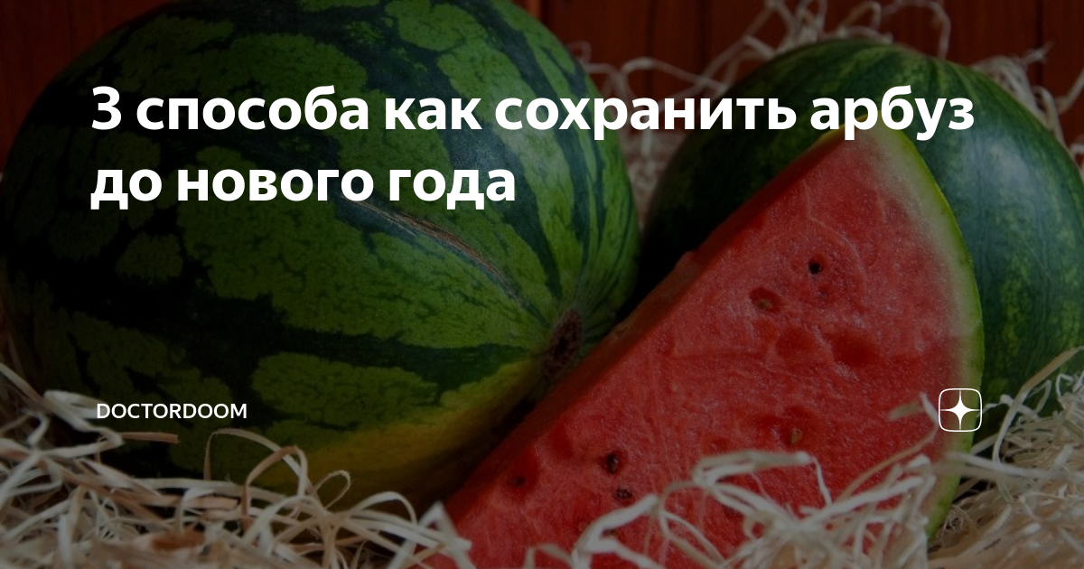 Как сохранить дыню в домашних условиях надолго?