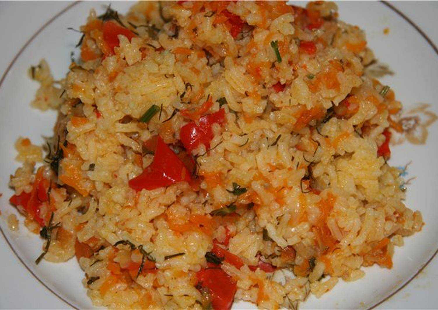 Рис с овощами в мультиварке - 5 пошаговых рецептов с фото