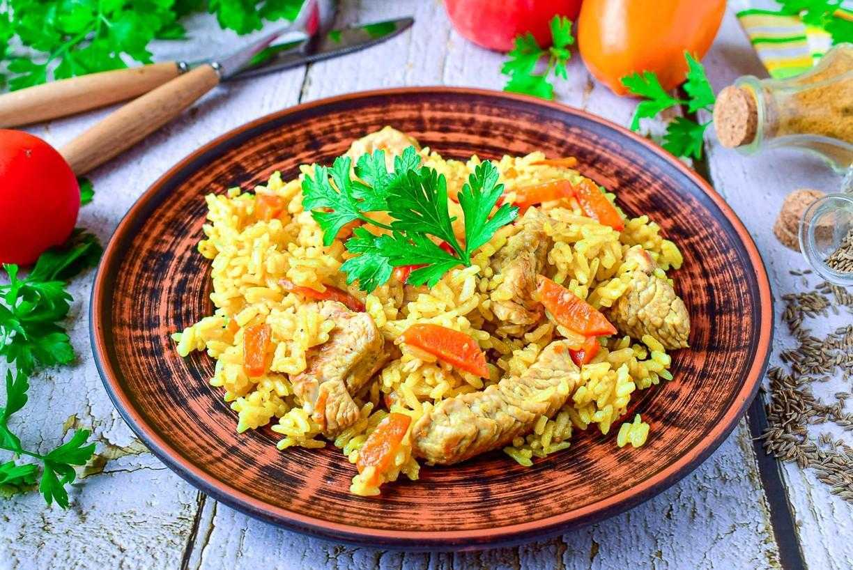 Плов из индейки в мультиварке-рецепт с подробными фото