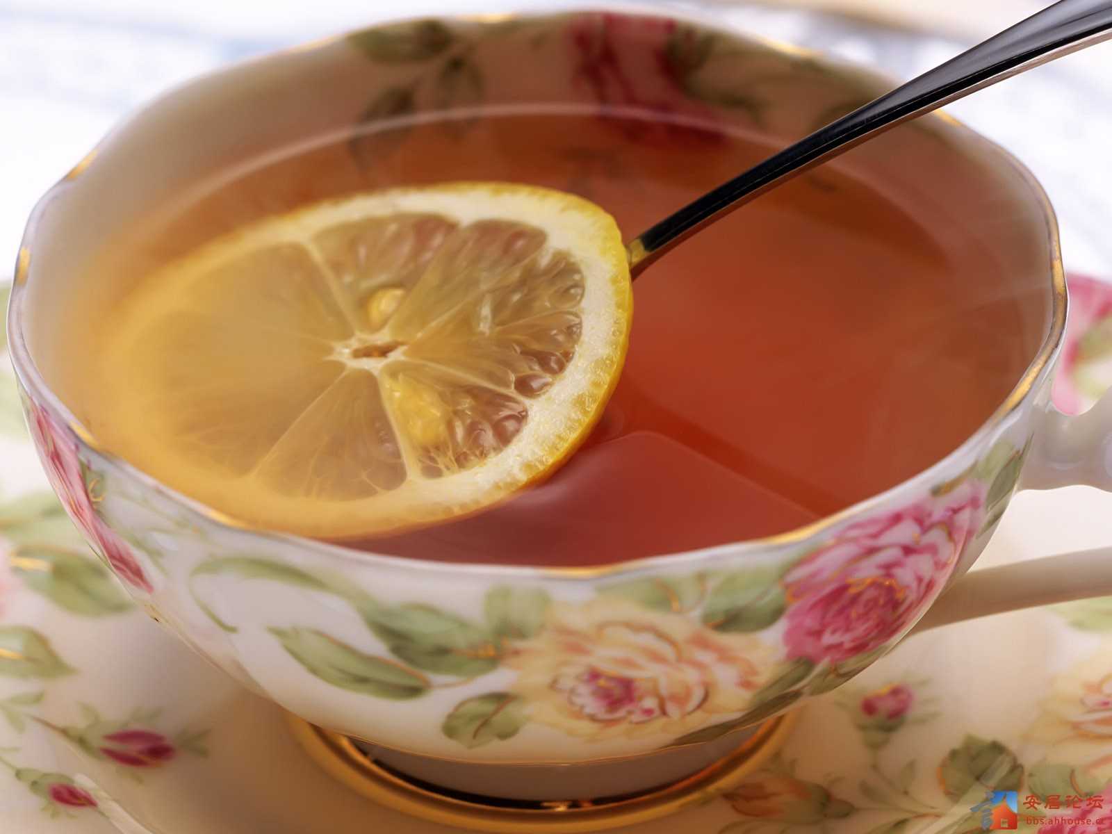 Полезный напиток - чай с имбирем и лимоном