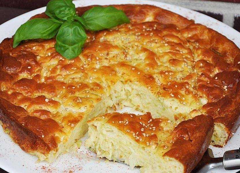 Шарлотка с капустой - простые и быстрые рецепты заливного капустного пирога