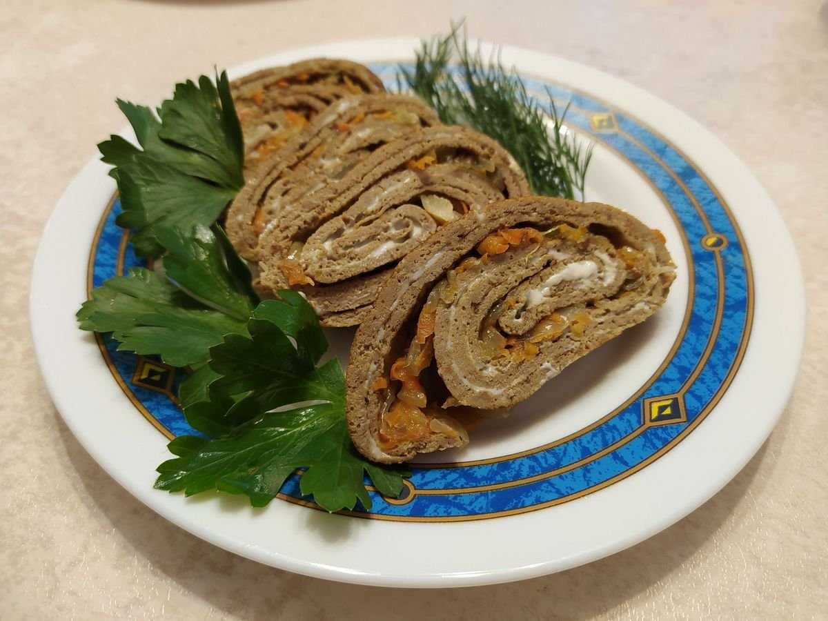 Рецепты рулет с печенкой
