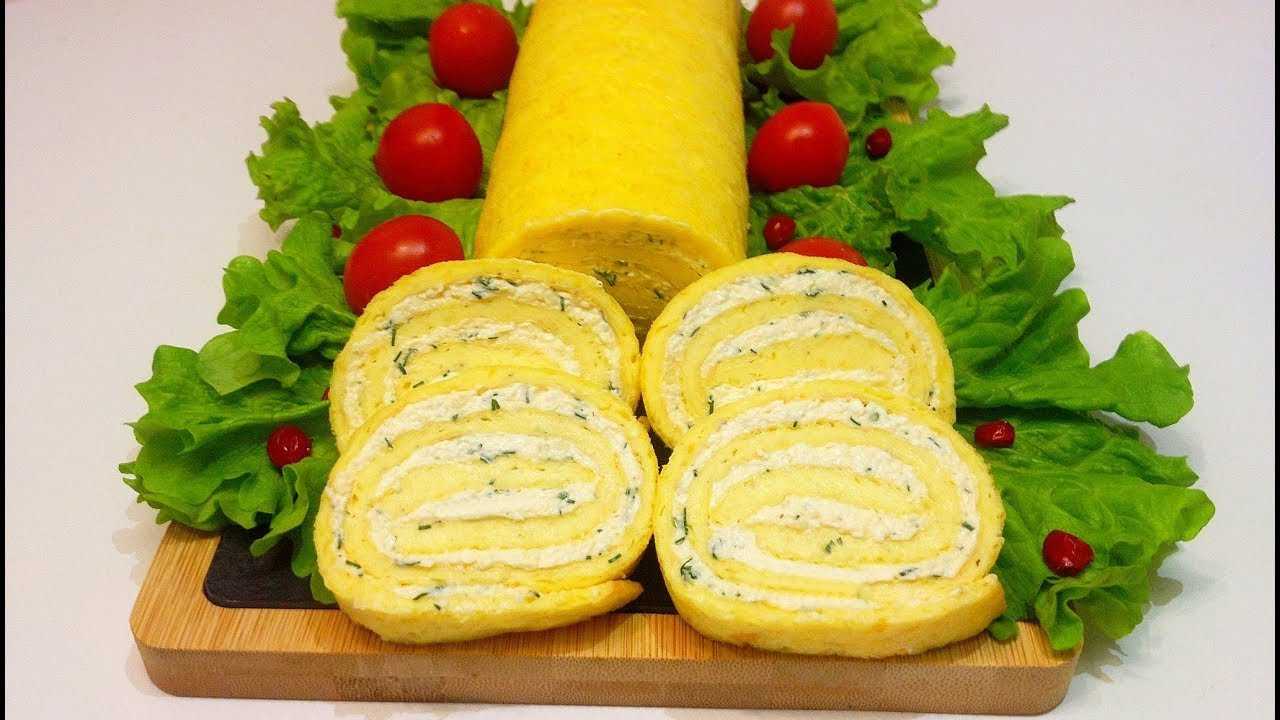 Рулет из сыра курица, творог. готовим сырный рулет с начинкой.