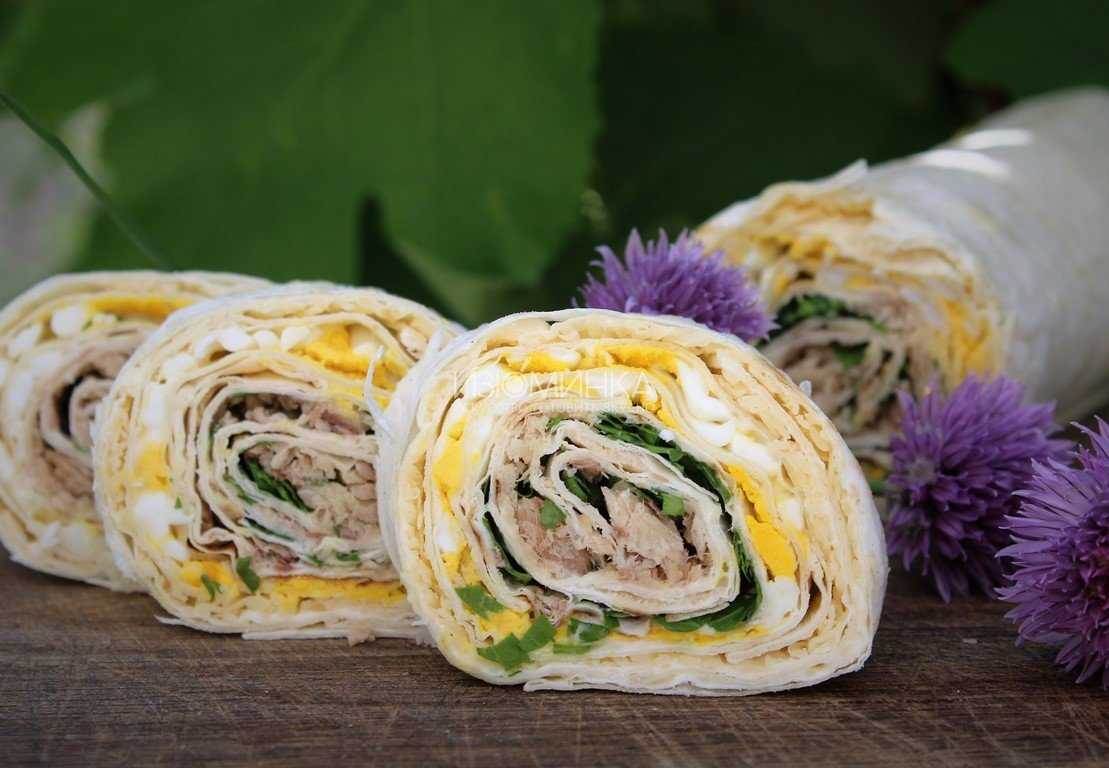 Начинки для рулетов из лаваша — 10 самых вкусных рецептов