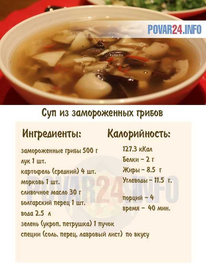 Рецепт приготовления супа из шампиньонов в мультиварке с фото