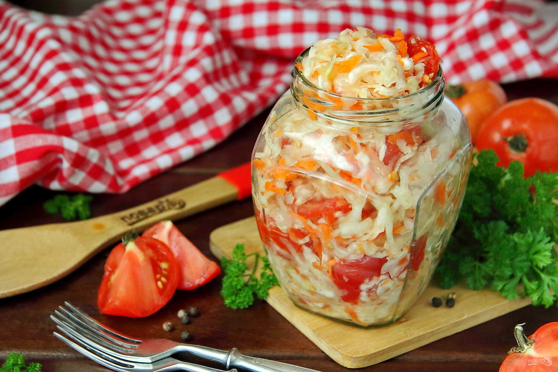 Квашеная капуста с яблоками