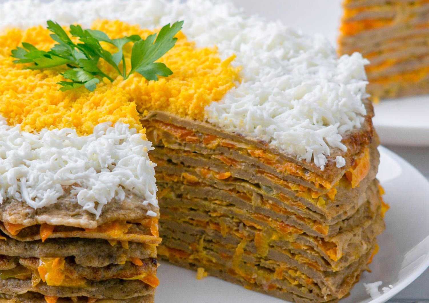 Рецепты печёночного торта из куриной печени в домашних условиях