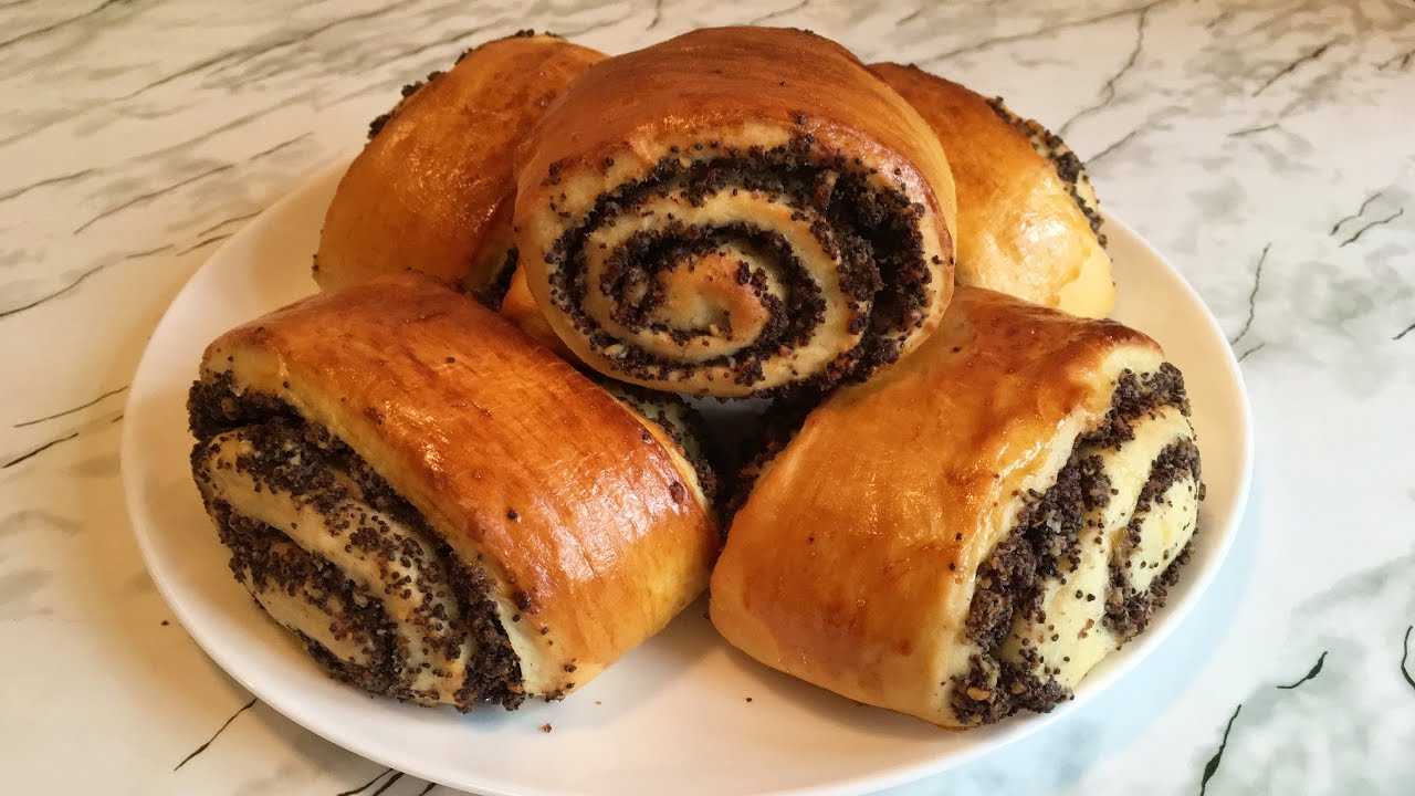 Булочки с маком — 6 пошаговых рецептов и 12 способов их красиво завернуть