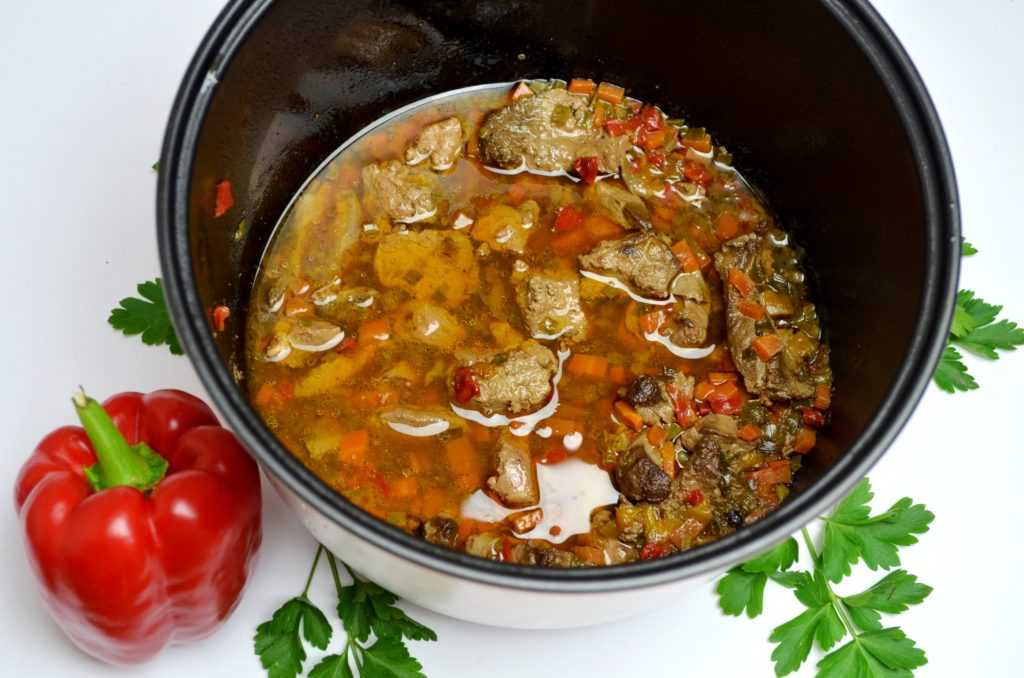 Куриная печень в мультиварке