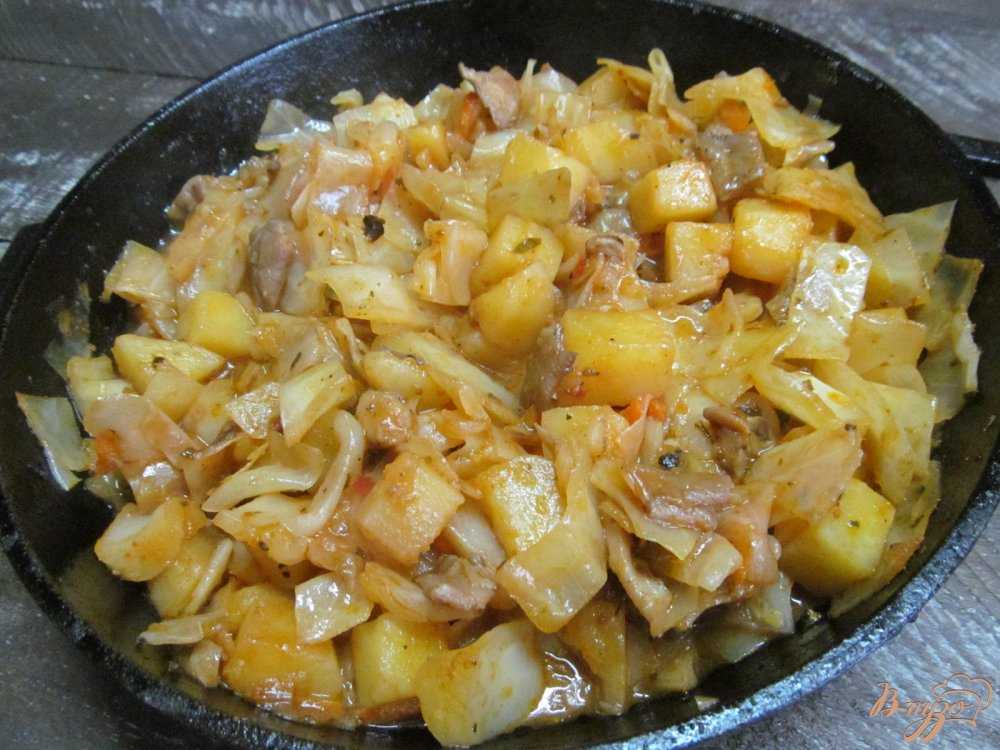 Тушеная капуста с говядиной и картошкой в мультиварке. капуста тушеная с мясом и картошкой рецепт с фото в мультиварке. что добавить и как разнообразить