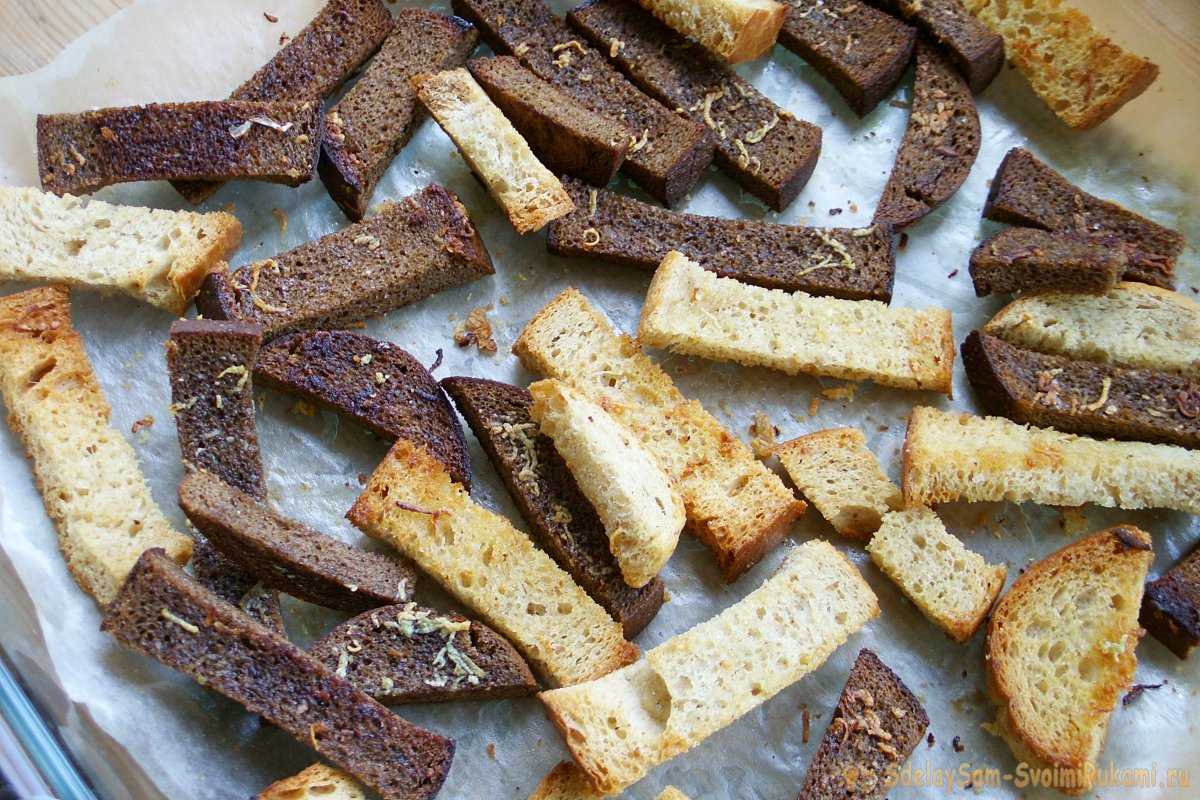 Секреты приготовления вкусных домашних сухариков