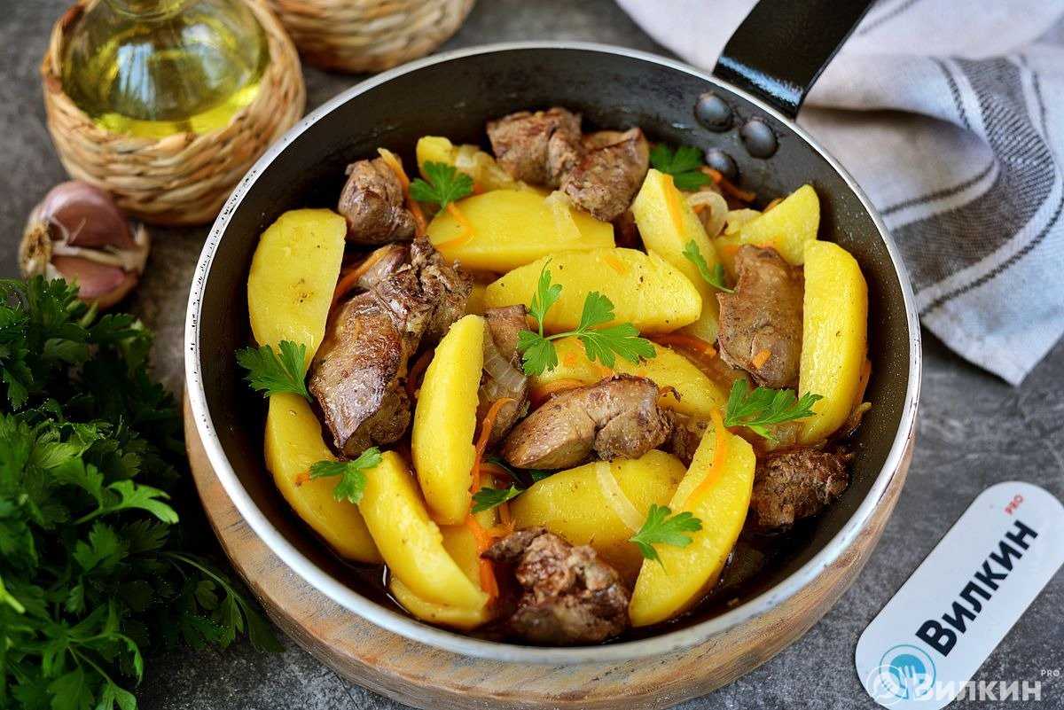 Печень с картошкой в мультиварке как у мамы — очень вкусно по-домашнему