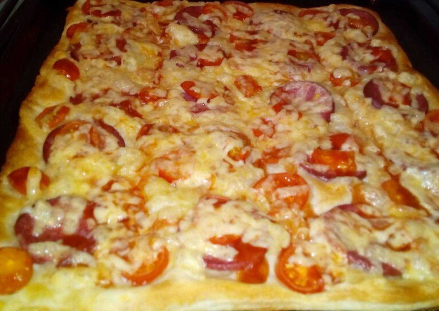 Пицца с колбасой и сыром – 5 пошаговых рецептов приготовления теста для пиццы и начинки
