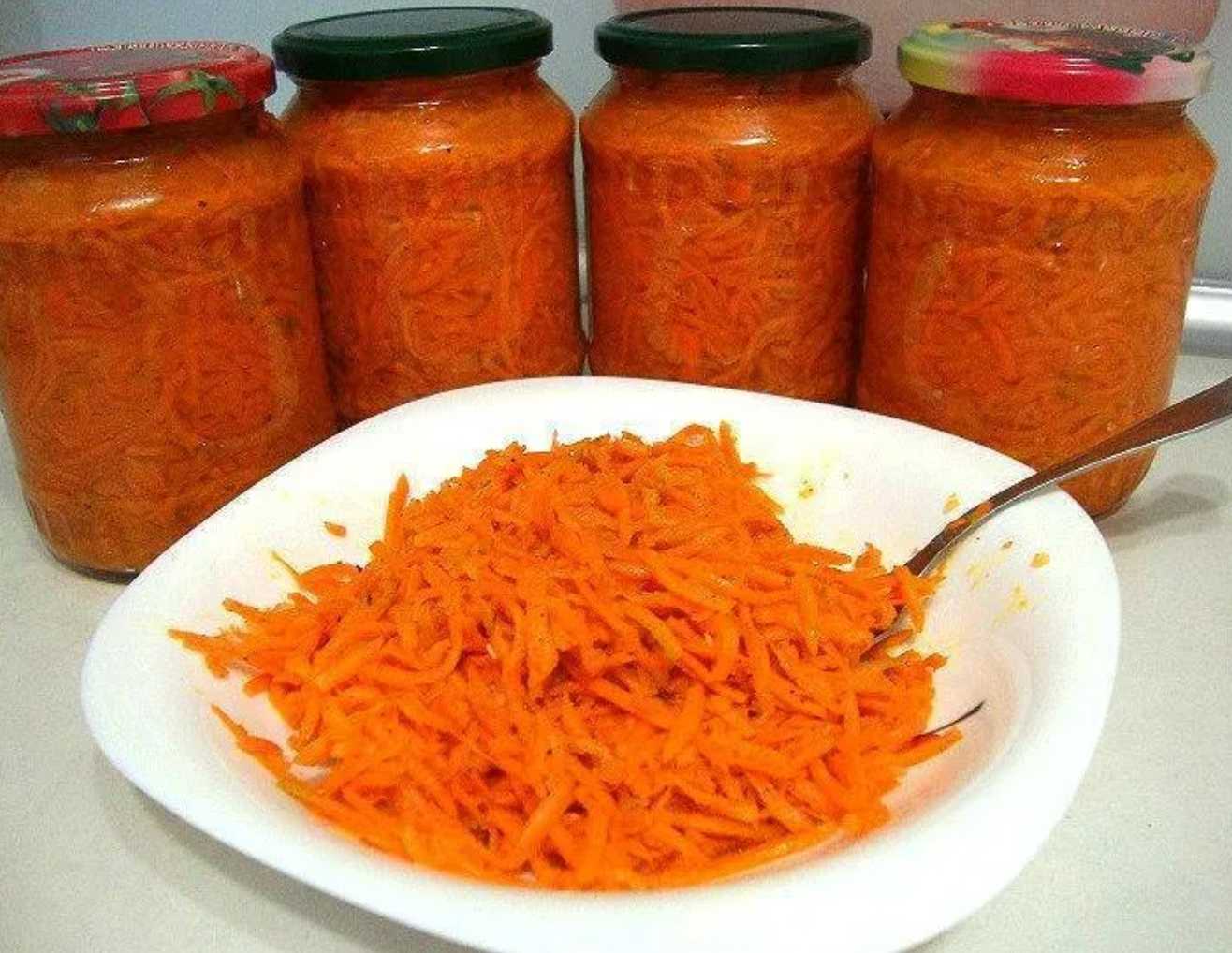 Маринованная морковь на зиму в банках: рецепты салатов