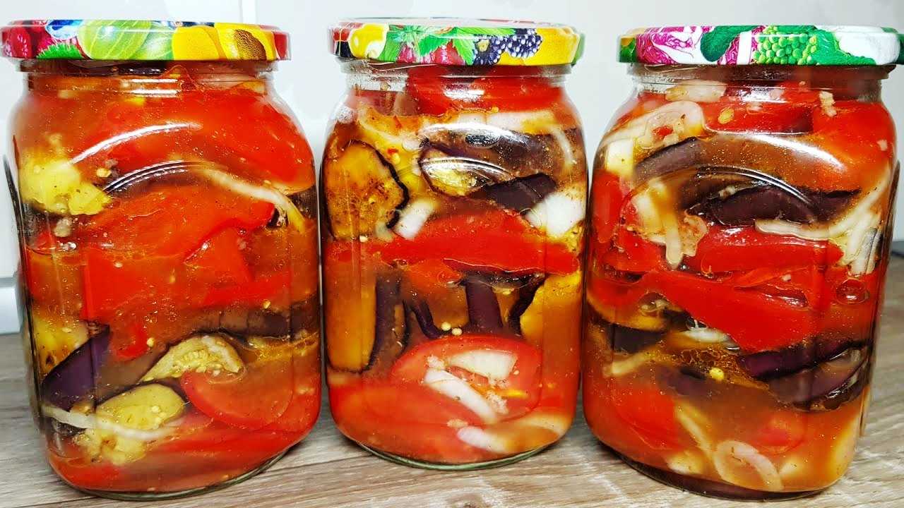 Шашлык из баклажанов на зиму - вкуснейшая закуска