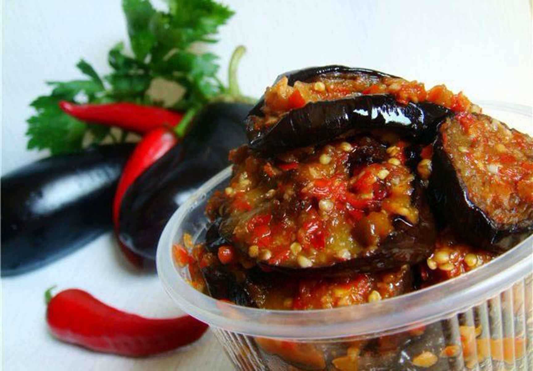 Жареные баклажаны по-корейски