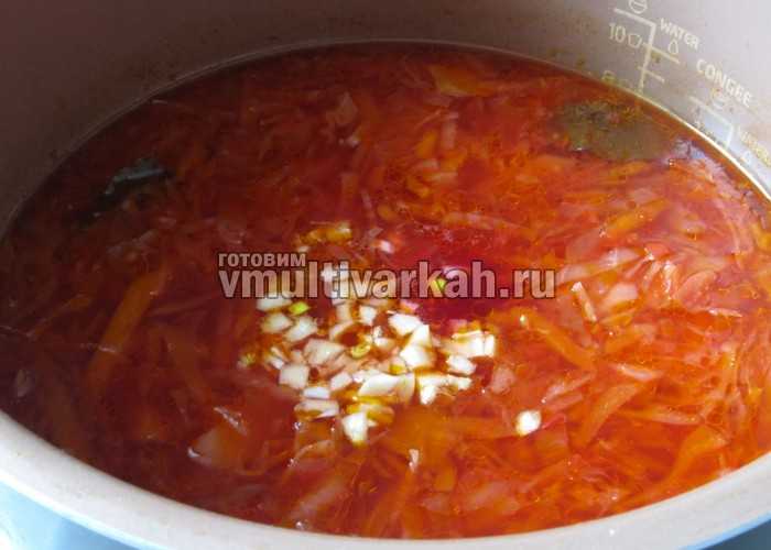 Борщ из квашеной капусты в мультиварке поларис. потрясающий борщ с кислой капустой в мультиварке