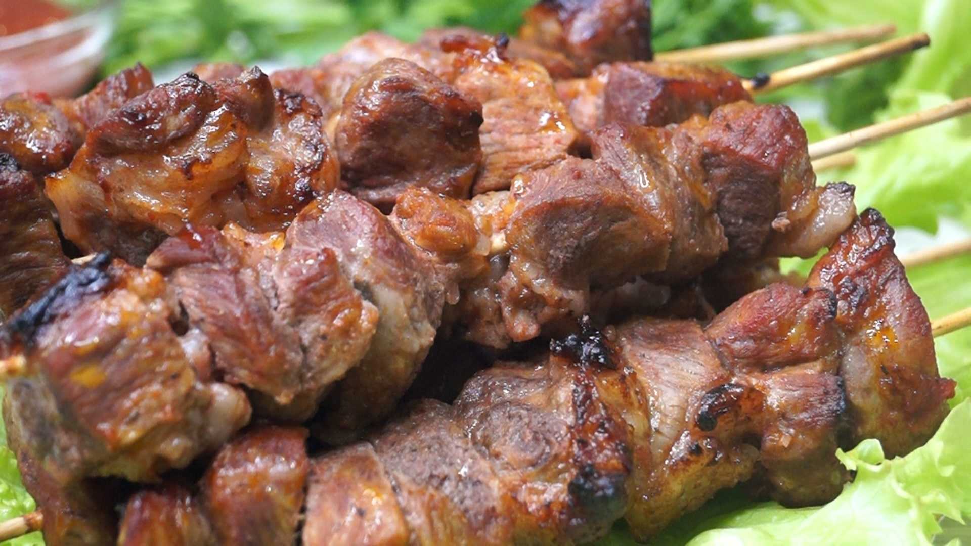 Шашлык из свинины в мультиварке