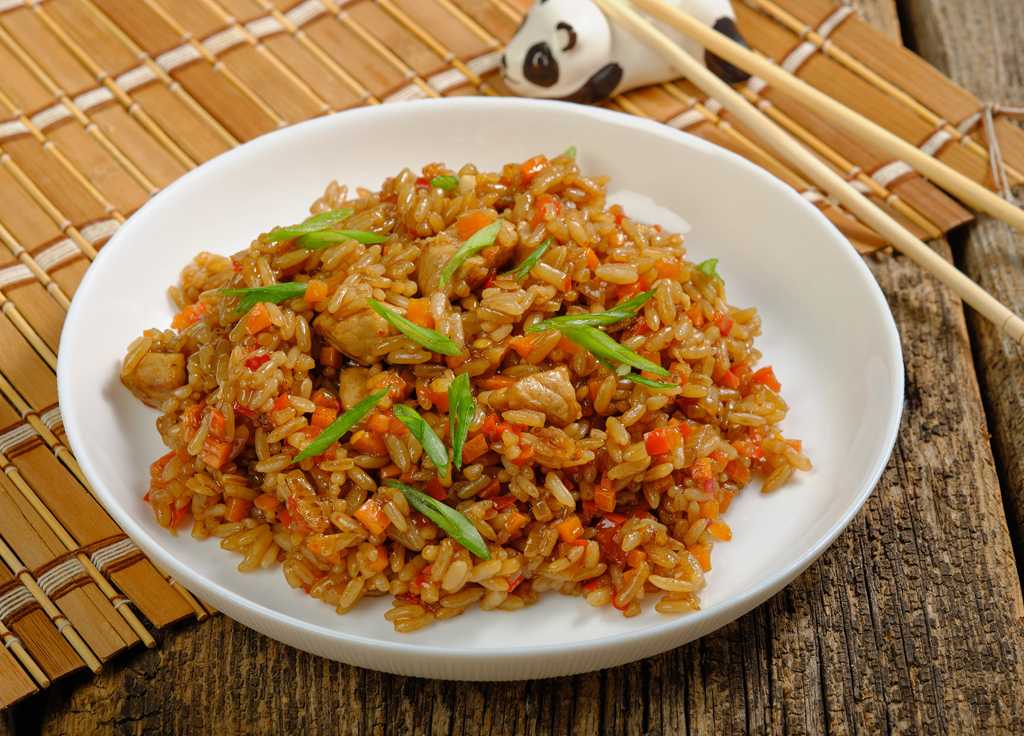 Рецепт японского плова с курицей