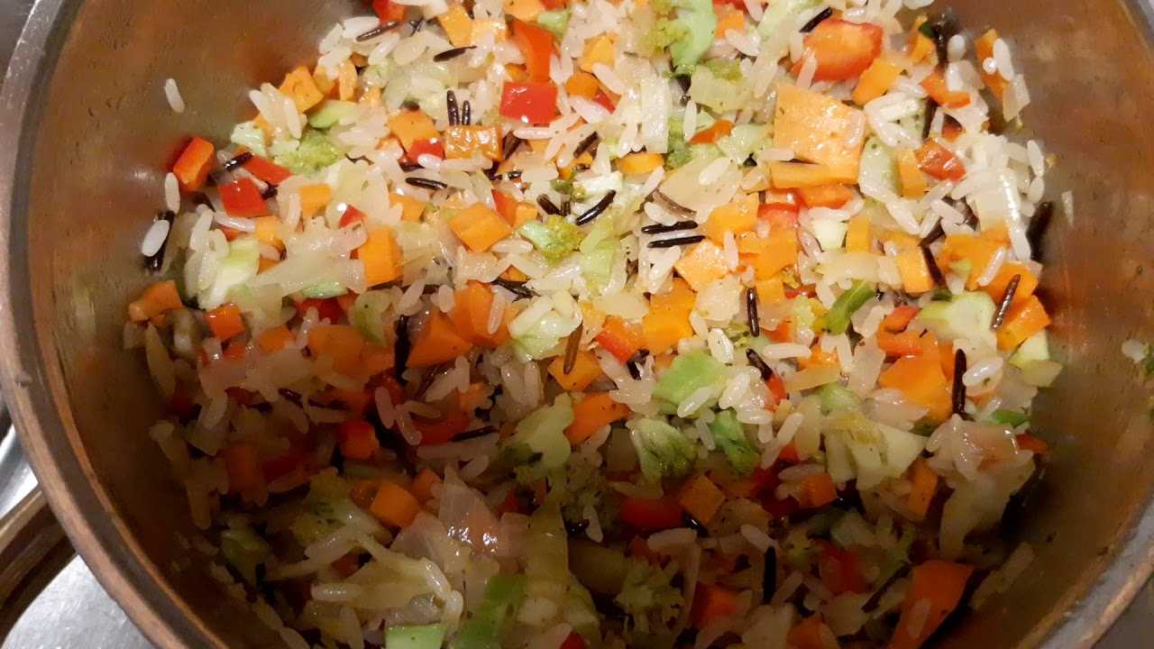 Плов с овощами (постный) в мультиварке: рецепт с фото