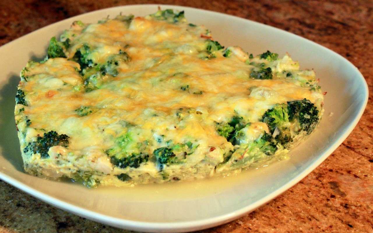 Вкусный рецепт приготовления омлета с брокколи на сковороде