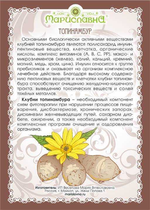 Топинамбур: польза и вред