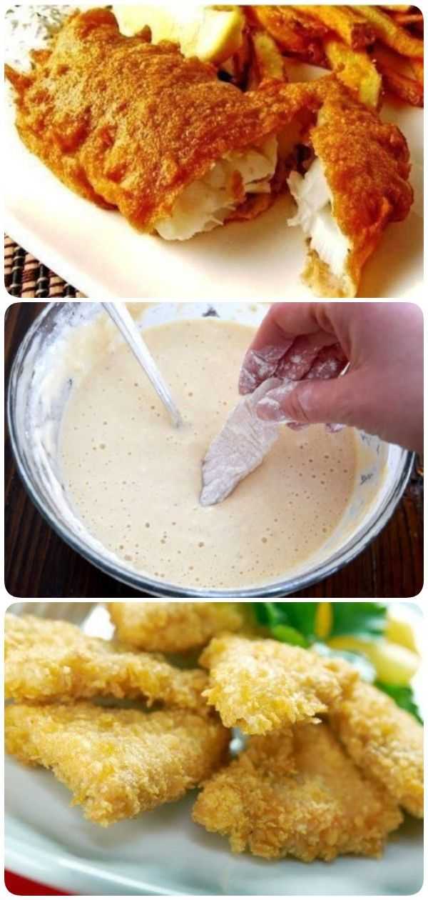Кляр для рыбы — 13 вкусных и воздушных рецептов для жарки на сковороде