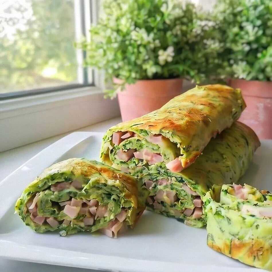 Рулеты  и рулетики из кабачков с разными начинками