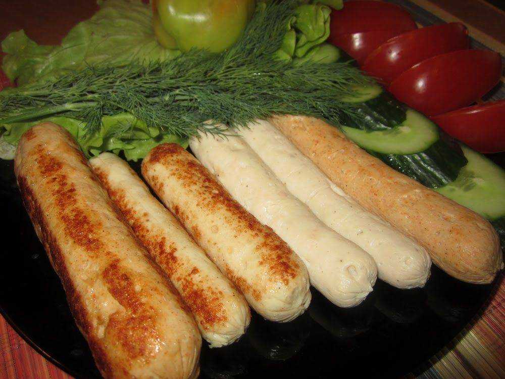 Домашние колбаски из свинины