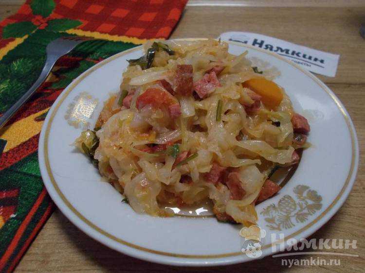 Свежая капуста, тушеная в мультиварке пошаговый рецепт