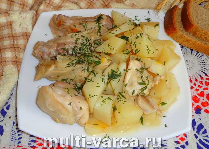 Рецепты приготовления картошки с шампиньонами в мультиварке