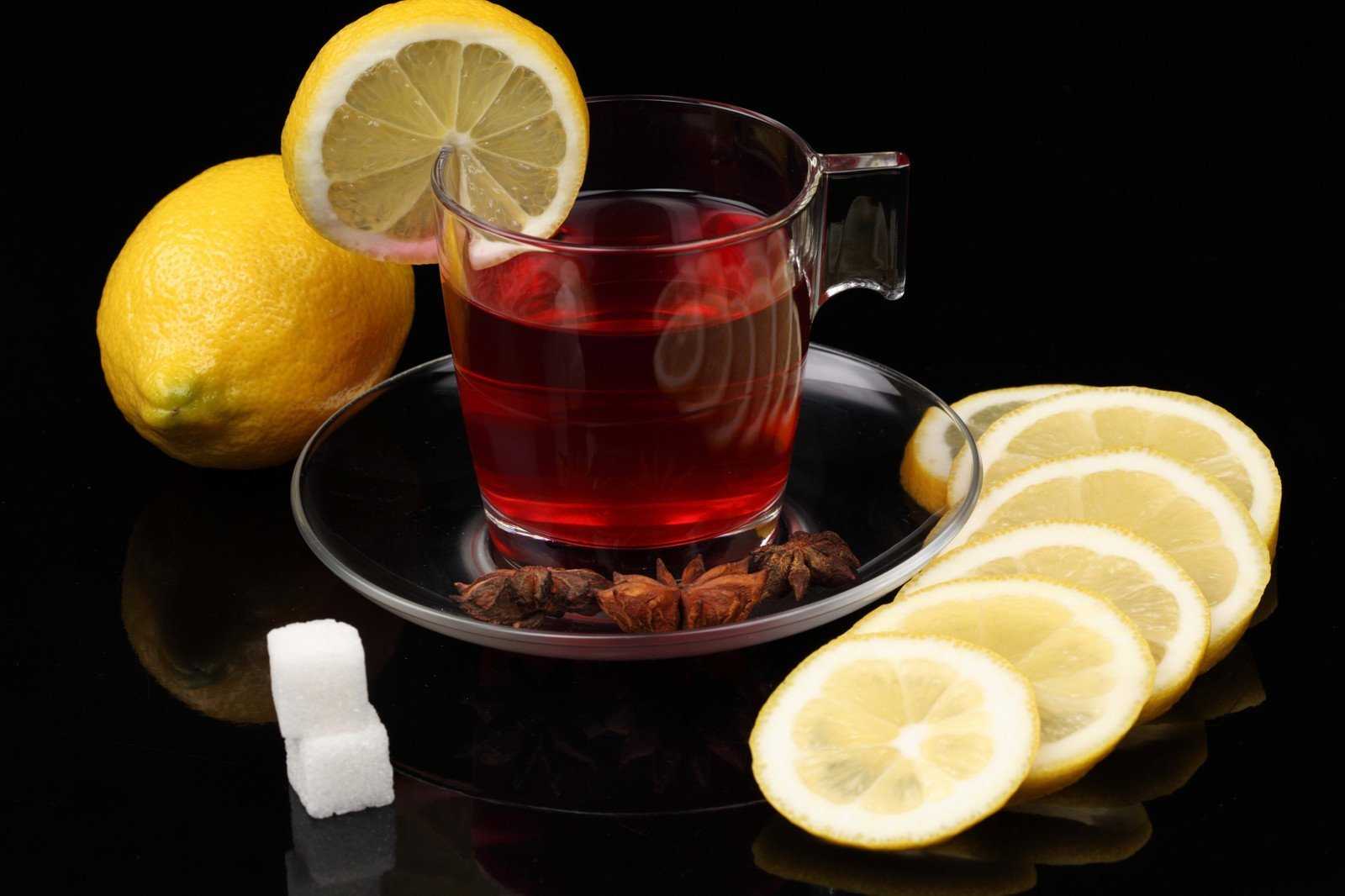 Чай с лимоном и имбирем от простуды