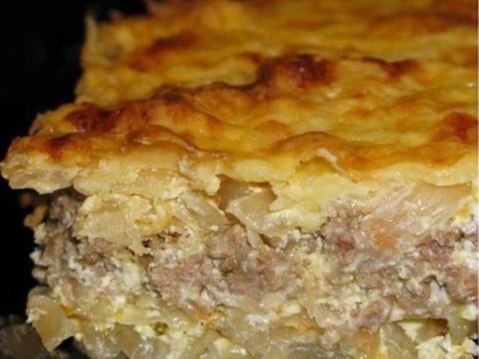 Капустная запеканка с рисом