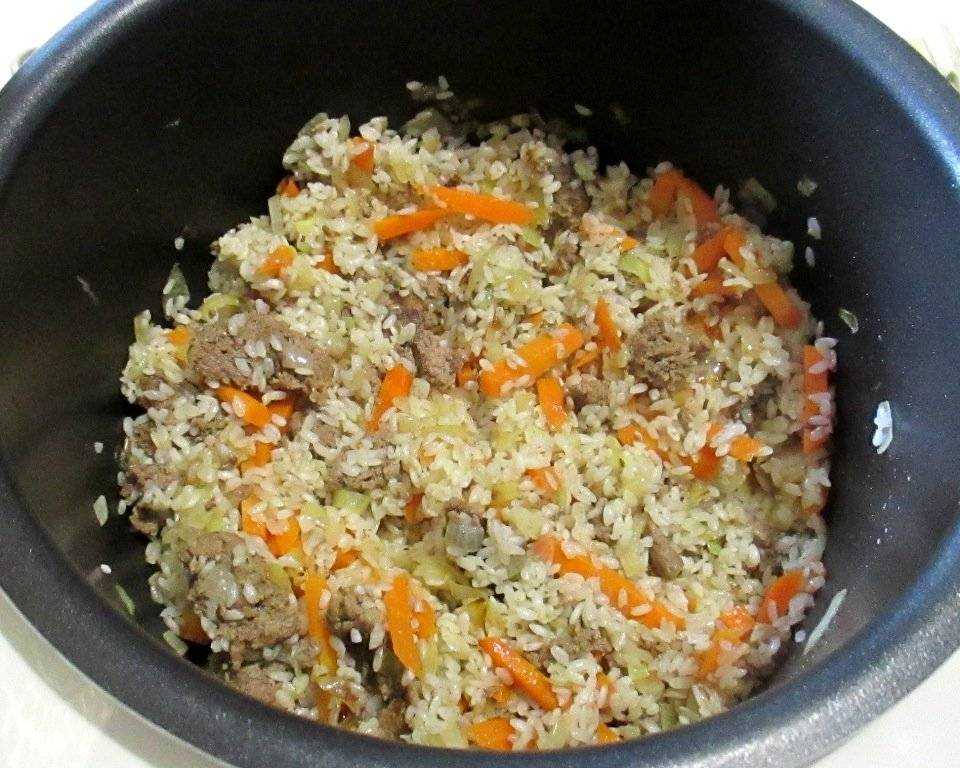 Овощной плов в мультиварке