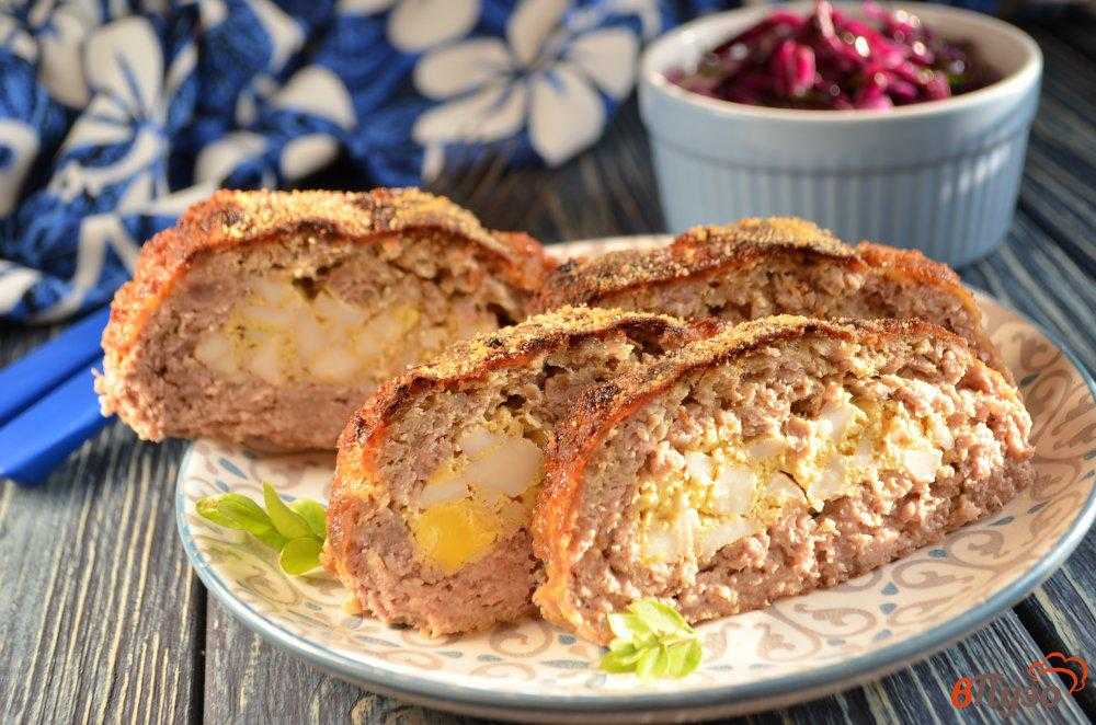Рулет из фарша с яйцом в духовке – 7 рецептов