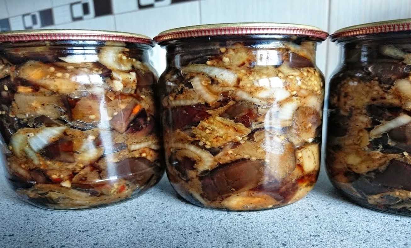 Баклажаны как шашлык: рецепты на зиму в банки